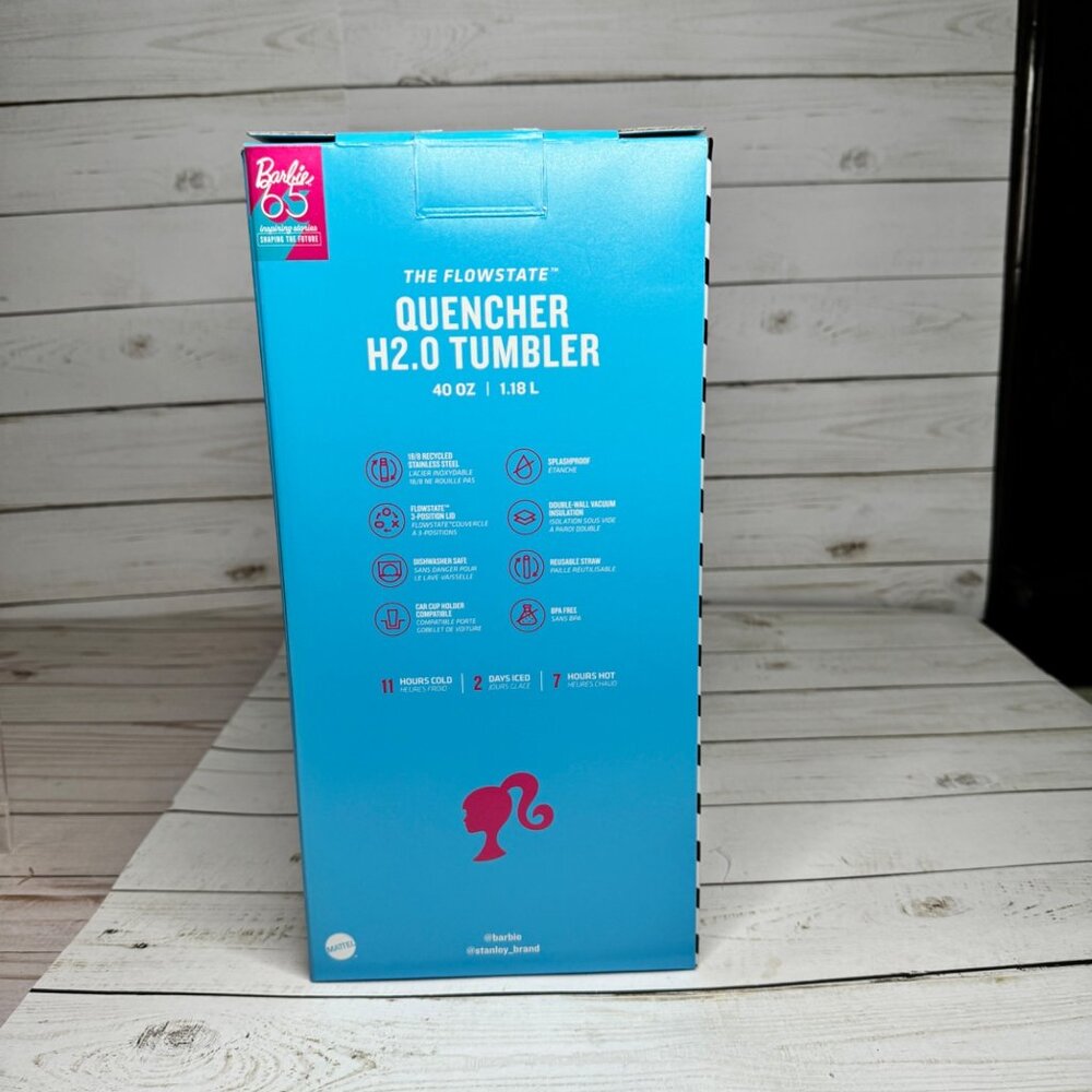 Barbie Stanley 1959 Original Tumbler 40 Oz Quencher New Limited Edition Gift - Picture 4 of 6